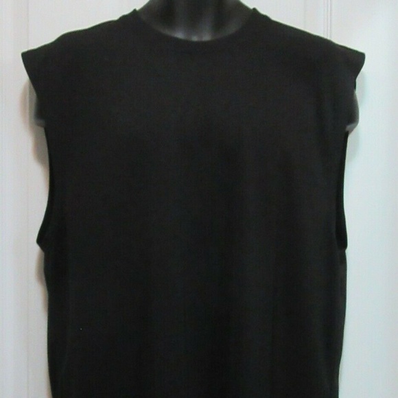 Men's Large Black Sleeveless - Russell Authletic - Picture 1 of 5